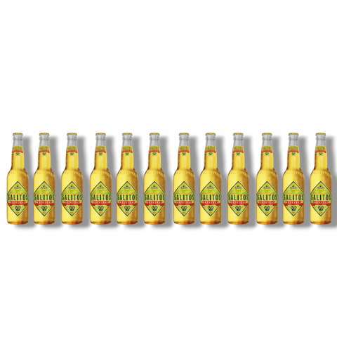 SALITOS Tequila 12 Flaschen à 0,33 l – aromatisiertes Biermischgetränk
