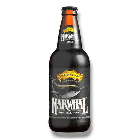 Flasche Sierra Nevada Narwhal Imperial Stout 355ml – kräftiges Imperial Stout mit Vanille- und Kakaonoten