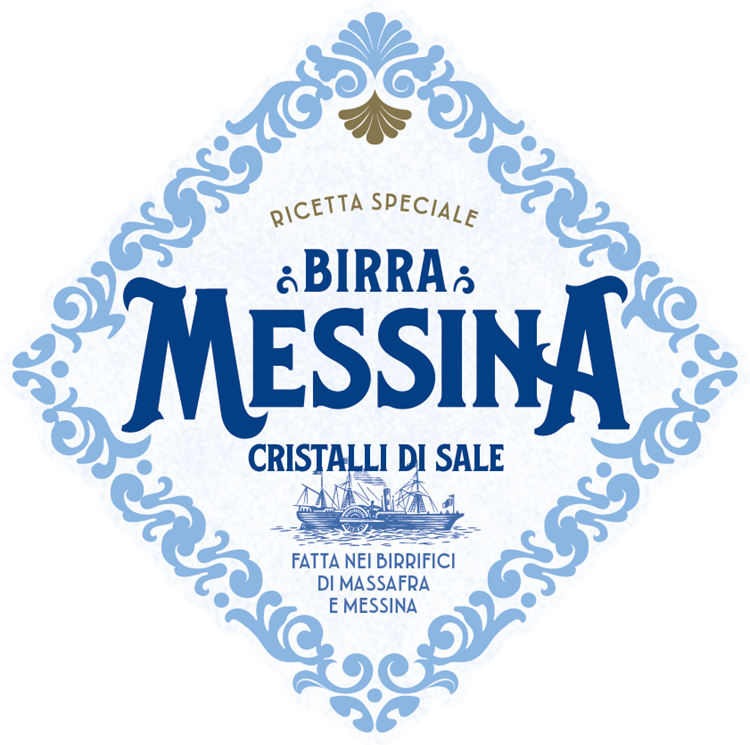 Birra Messina Cristalli di Sale 0,33 l- Italienisches Bier mit einer Prise Meersalz aus Sizilien 5% Vol.