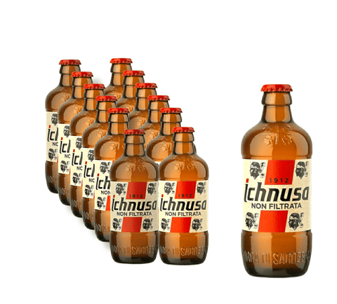 Ichnusa Non Filtrata 0,33l - Sardisches Kultbier- unfiltriert mit 5% Vol.