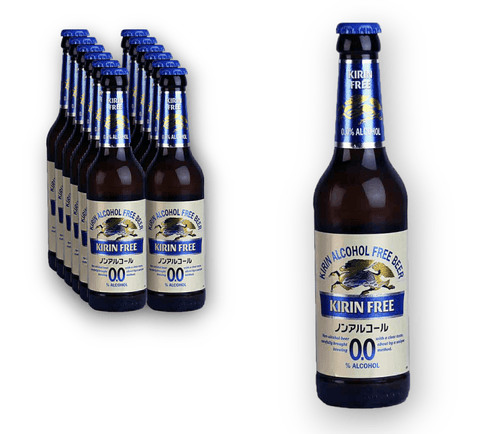 Kirin Ichiban Free 0,0% - alkoholfreies Bier aus Japan 0,33l
