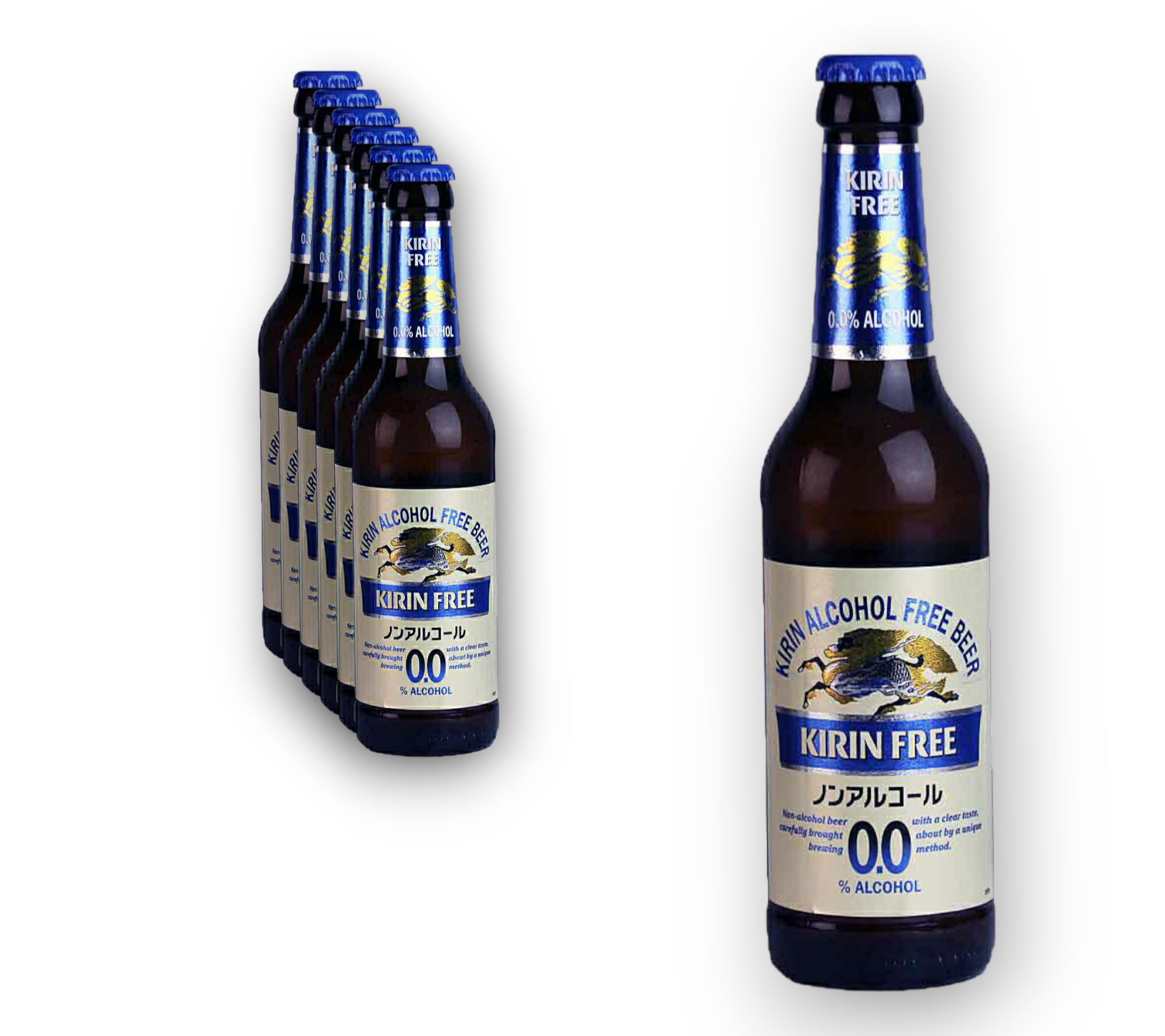 Kirin Ichiban Free 0,0% - alskoholfreies Bier aus Japan 0,33l
