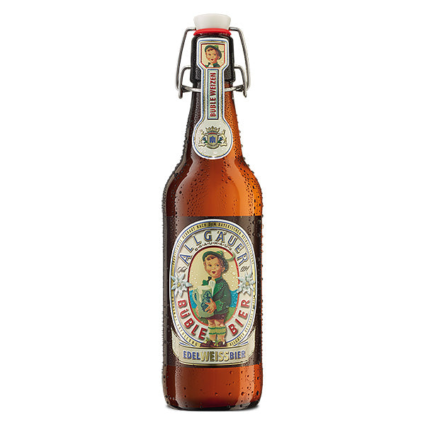 Allgäuer Büble Edelweissbier 0,5l mit 5,3 % Vol.