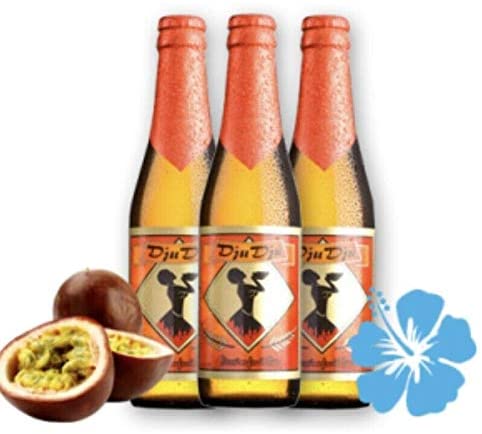 Dju Dju Passion Fruit - Exotisches Passionsfrucht Bier aus Afrika mit 3,6% Vol.
