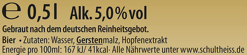 Schultheiss Pilsener, EINWEG 24x0,50 L Dose
