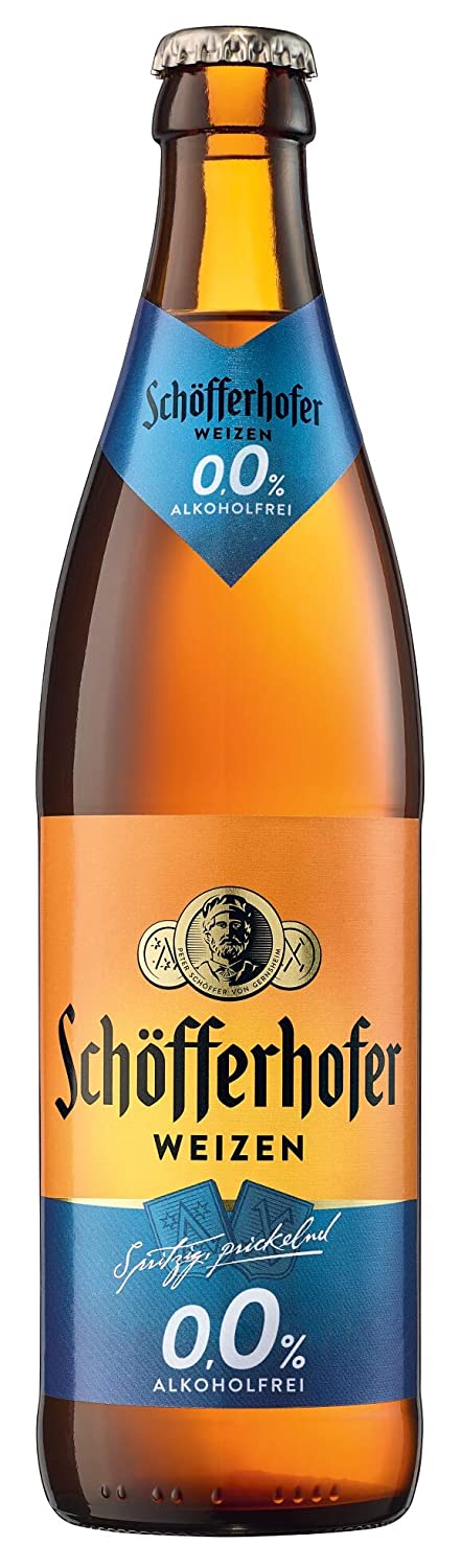Schöfferhofer Hefeweizen 0,0% Alkoholfrei 0,5l