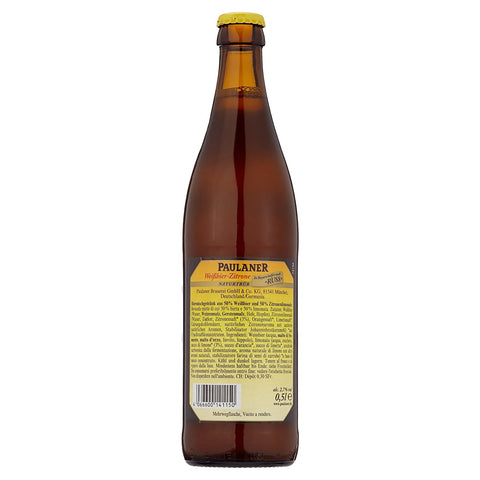 Paulaner Weißbier-Zitrone 0,5l- Biermischgetränk mit 2,7% Vol.