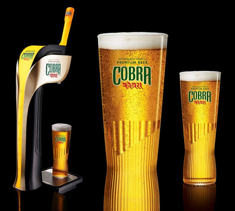 Cobra Bier 0,33l - das leichte Lager aus Indien mit 4,8% Alc.