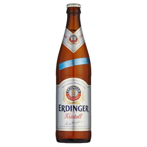 Erdinger Weißbräu Kristall 0,5l - Weizenbier mit 5,3% Vol.
