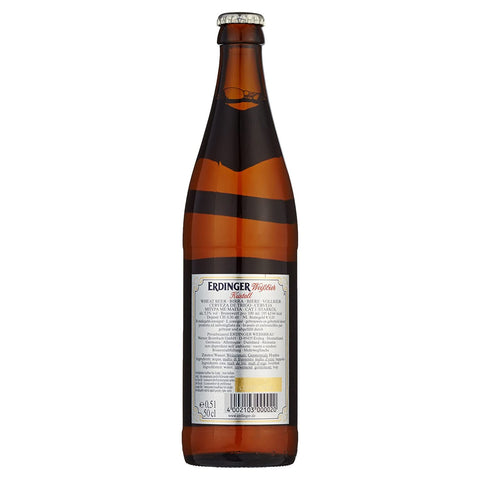 Erdinger Weißbräu Kristall 0,5l - Weizenbier mit 5,3% Vol.