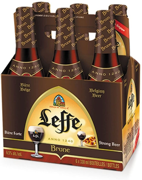 Leffe Brune- Abteibier aus Belgien mit 6,5% Vol.