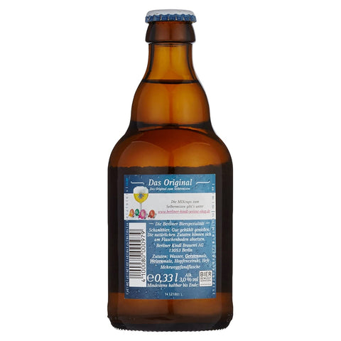 Berliner Kindl Weisse- das Original mit 3% Vol.
