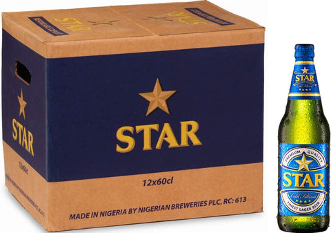 Star Finest Lager Beer 0,6l- Nigerianisches Lager mit 5,1 % Alc.