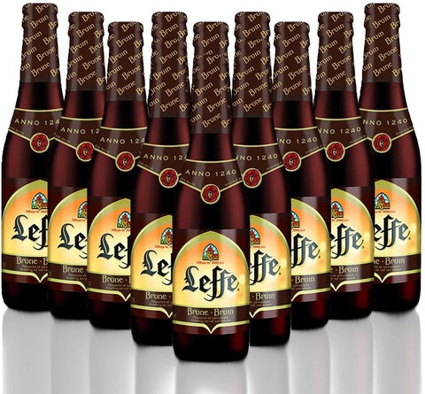 Leffe Brune- Abteibier aus Belgien mit 6,5% Vol.