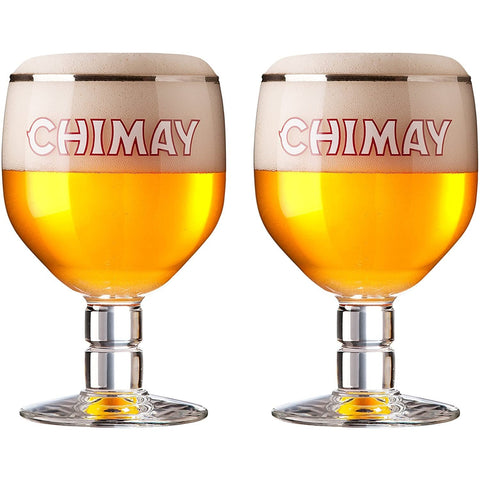 Chimay Belgischer Ale Kelch / Kelch Biergläser, 0,33 l, 2 Stück