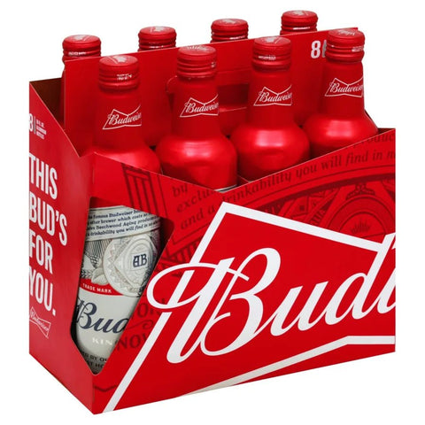 Bud King of Beer 473ml - Aluminium Flasche- Das Amerikanische Original mit 5% Vol.