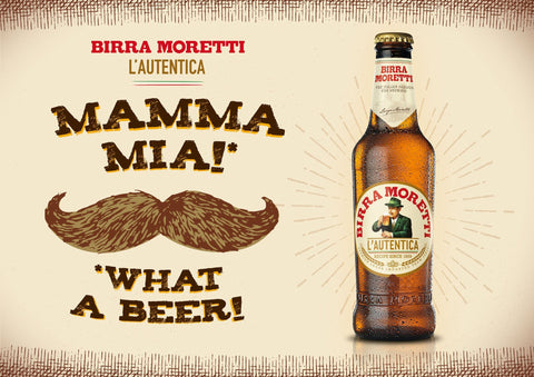 Birra Moretti Mix - Birra Moretti L'Autentica Lager Bier 0,33l & Birra Moretti Filtrata A Freddo Pale Ale - Italien