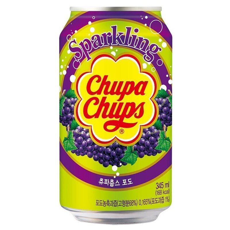 Chupa Chups Sparkling Grape Flavour 345ml