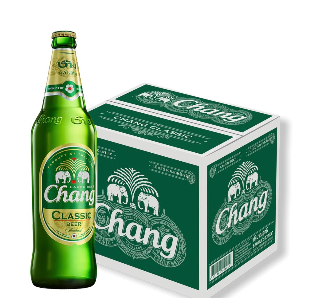 Chang Classic Bigbottle 620 ml- Die Nr. 1 aus Thailand mit 5% Vol.