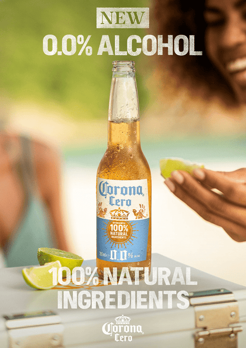 Corona Cero 0,35l- Das neue alkoholfreie Corona mit 0,0 % Vol.