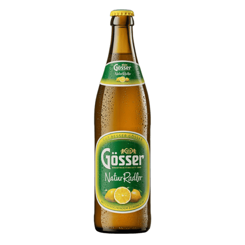 Gösser Natur Radler Zitrone 0,5l- Das Radler aus Österreich mit 2,4% Vol.