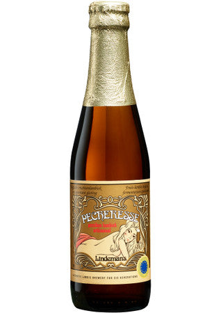 Lindemans Pecheresse 0,25l - Fruchtiges Lambic Bier aus Belgien mit 2,5% Vol.