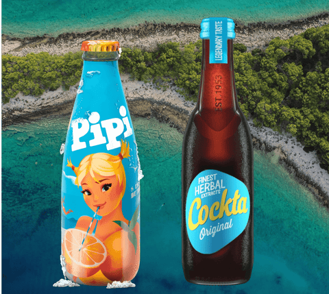 Kroatiens Lieblingslimo - Pipi Limonade aus sonnengereiften Orangen & Cockta die Original Kräuterlimo