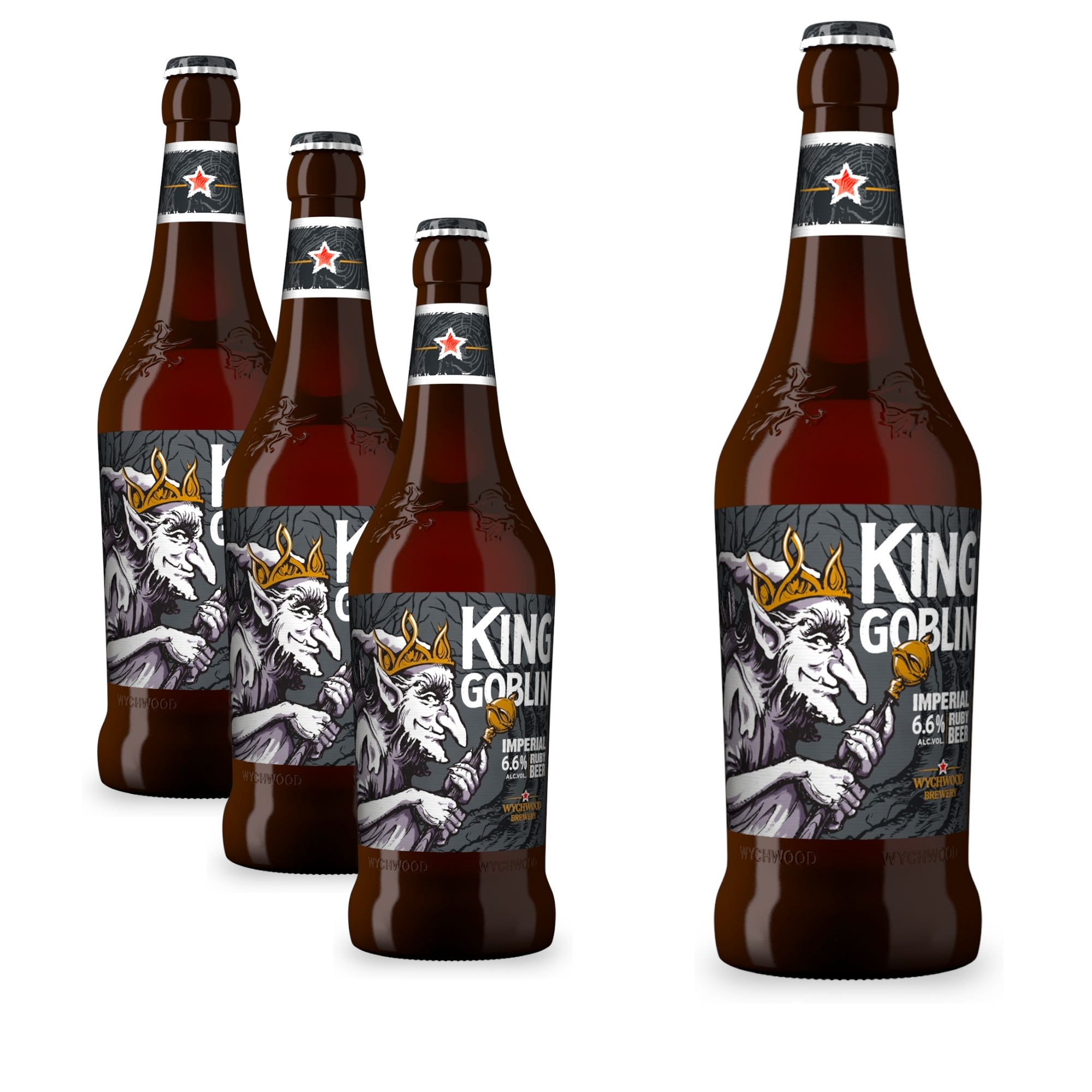 Wychwood King Goblin 0,5l- Imperial Ruby Beer mit 6,60% Vol.- Rotbier aus England