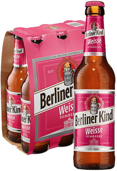 Berliner Kindl Weisse 0,33l - Himbeere mit 3% Vol.