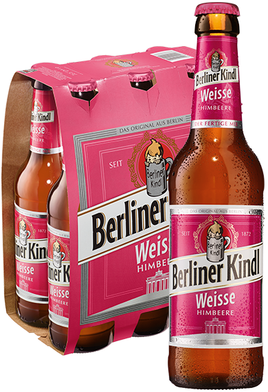 Berliner Kindl Weisse 0,33l - Himbeere mit 3% Vol.