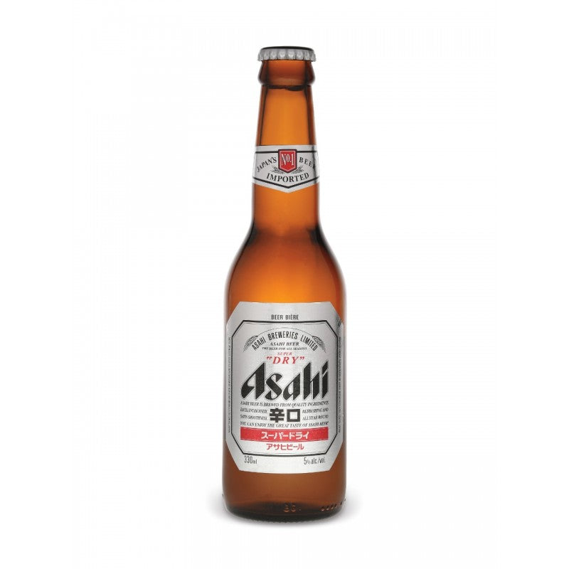 Asahi Dry Beer 0,33l - die Nr. 1 Japan`s mit 5,2% Vol