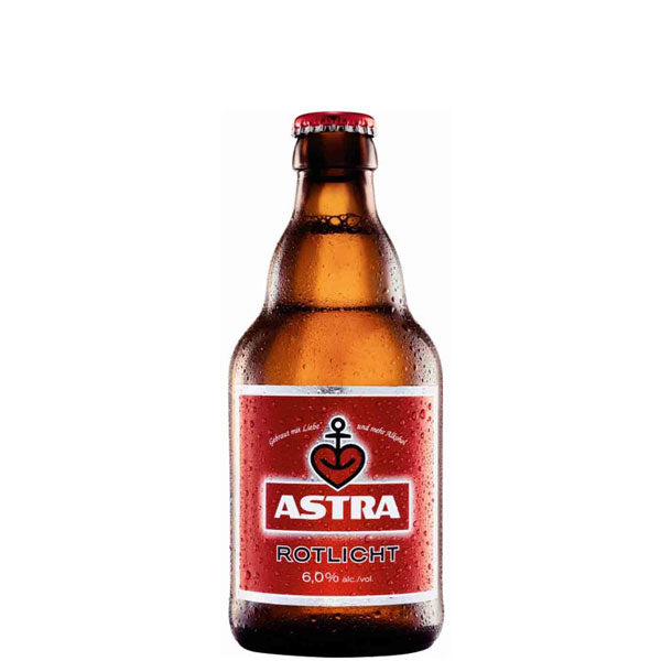 Astra Rotlicht Bier 0,33l - Das Bier aus dem Hamburger Kiez mit 6% Vol.