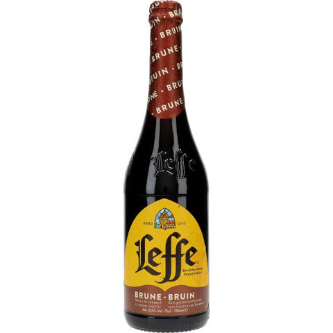 Leffe Brune- Abteibier aus Belgien mit 6,5% Vol.