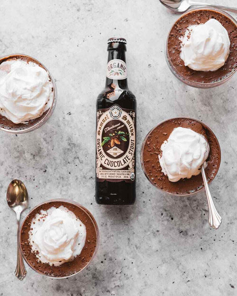 Samuel Smith`s Organic Chocolate Stout 0,355l- Schokoladenbier aus Großbritannien mit 5,0 % Vol.