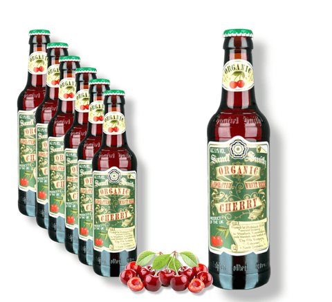 Samuel Smith`s Organic Cherry 0,355l-  Kirschbier aus Großbritannien mit 5,1% Vol.