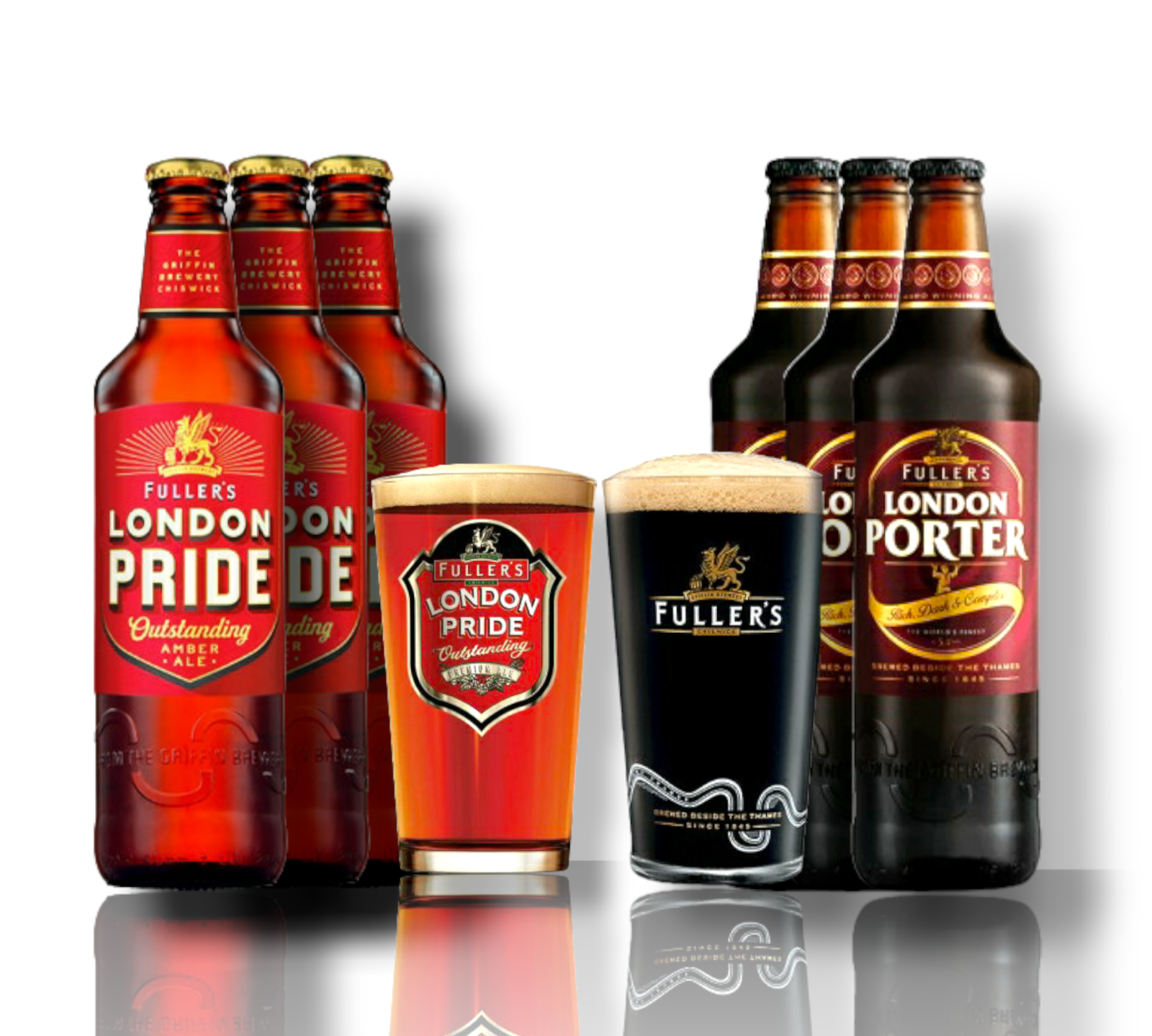 Fullers Brewery Bier im Mix - 3x Fullers London Pride+ 3 x Fullers London Porter