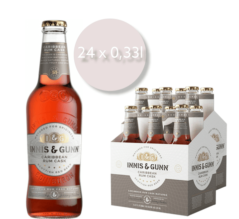 Innis & Gun Caribbean Rum Cask 0,33l - Rotbier aus Schottland mit 6,8% Vol.