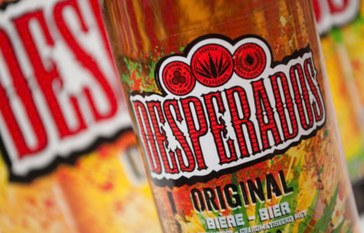 Desperados Mixpaket  0,4l- Teste 5 verschiedene Sorten in einem Paket Mojito, Red, Cuba Libre, Original und Melon Cooler