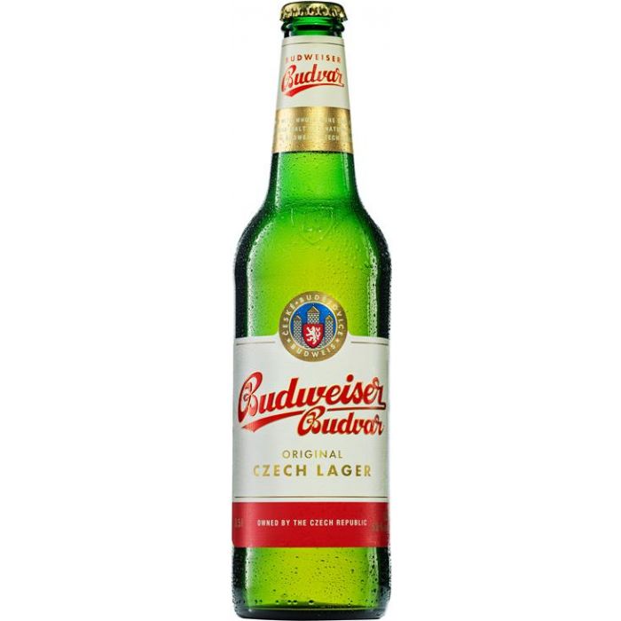 Budweiser Budvar Original 0,5l - aus Tschechien mit 5% Vol.