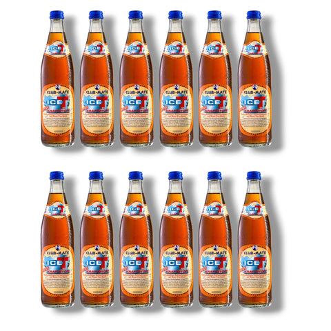 Club-Mate Ice-T Kraftstoff 0,5 l – Koffeinhaltiger Mate-Eistee