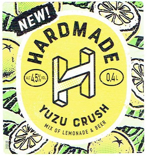 Hardmade  Mix - Yuzu Crush,Raspberry Crush & Peach Ice Tea Crush Mixbier 0,4l - Limonade &  Bier mit 4,5% Vol.