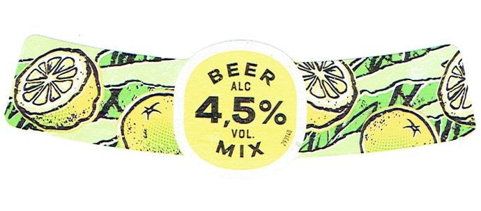 Hardmade Yuzu Crush Mixbier 0,4l - Yuzu Limonade &  Bier mit 4,5% Vol.