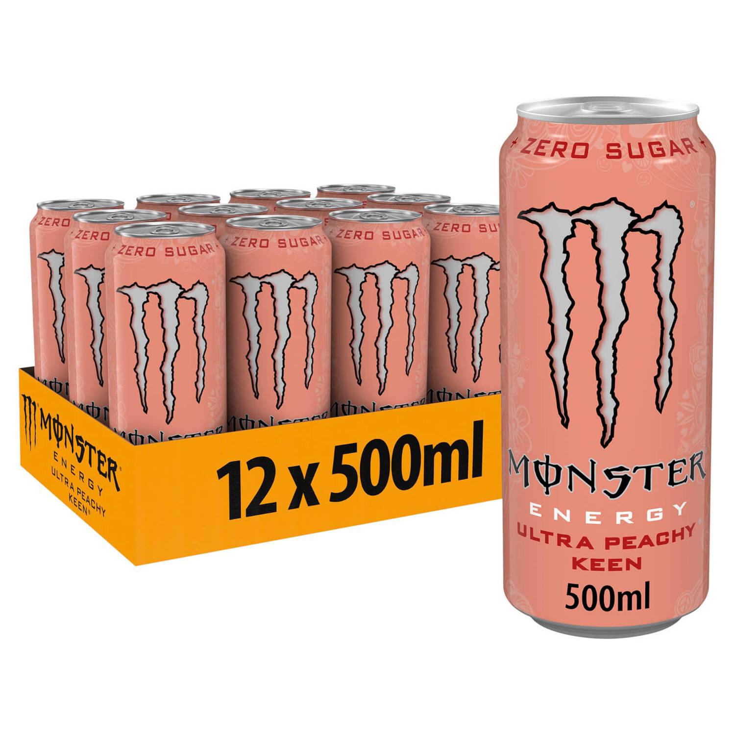 Monster Energy Ultra Peachy Keen - Zero Sugar Energy Drink- Neu! 500ml
