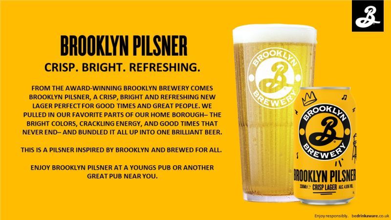 Brooklyn Pilsner – Das erfrischende Crisp Lager Bier mit 4,6% Vol.