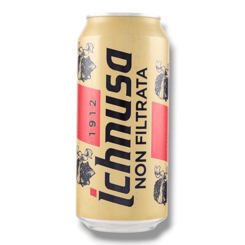 Ichnusa Non Filtrata 0,5l– Ungefiltertes Lagerbier Dose 5,0 %
