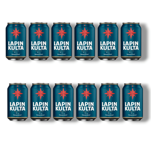Lapin Kulta Premium Lager Bier Dose 0,33l – Finnisches Lagerbier 5,2 % Vol.