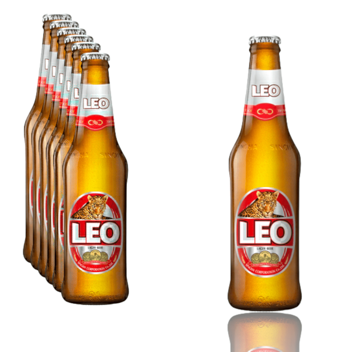Leo Premium Lager 0,33l - Thailand mit 5% Vol. - MHD Sonderpreis