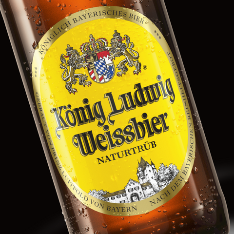 König Ludwig Weissbier Naturtrüb 0,5l-Der bayerische Klassiker in seiner besten Form