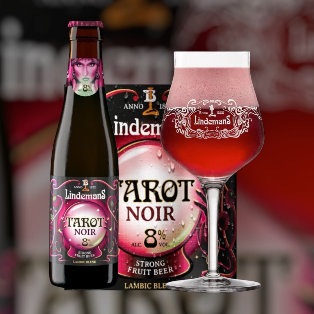 Lindemans Tarot Noir 0,25l - belgisches Waldfrucht Bier mit 8% Vol.