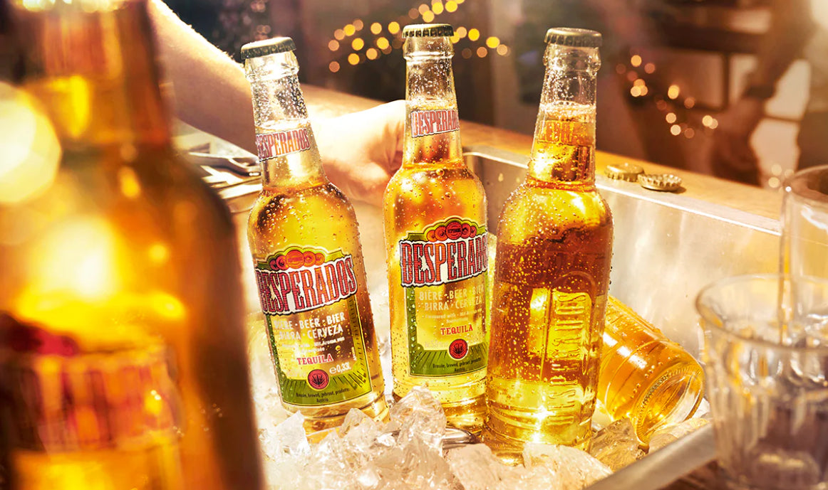 Desperados Mixpaket  0,4l- Teste 5 verschiedene Sorten in einem Paket Mojito, Red, Cuba Libre, Original und Melon Cooler